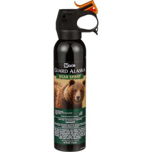Guard Alaska Bear Spray 9 oz – EPA Registered for All Bear Species, 20-Foot Fogger Range, Safety Clip, Nylon Holster Included, Environmentally Safe Formula, 1-Year Warranty