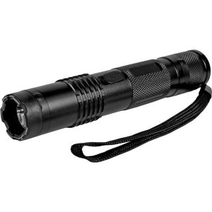 BashLite Stun Gun Flashlight 85,000,000 Volts – 4.7 Milliamp Output, 120-Lumen LED, Aircraft Aluminum Body, Rechargeable, Lifetime Warranty, 5.82 Inches