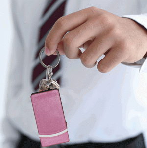 Fang Keychain Stun Gun and Flashlight 60,000,000V – Rechargeable Lithium Battery, 100-Lumen LED, Battery Meter, Safety Switch, Disable Pin, Micro-USB Charging, 3" x 1.5", 2 oz