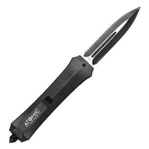 Streetwise OTF Automatic Heavy Duty Knife Double Edge Blade – Premium Steel, 3.75" Blade, 9.5" Overall Length, Lightning-Fast Out-The-Front Deployment