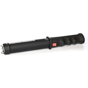 Repeller Stun Baton 40,000,000 Volts – 4.6 Milliamps, 12-Inch Reach, 120-Lumen 3-Mode Flashlight, Disable Pin Safety, Rubberized Grip, Rechargeable, Lifetime Warranty